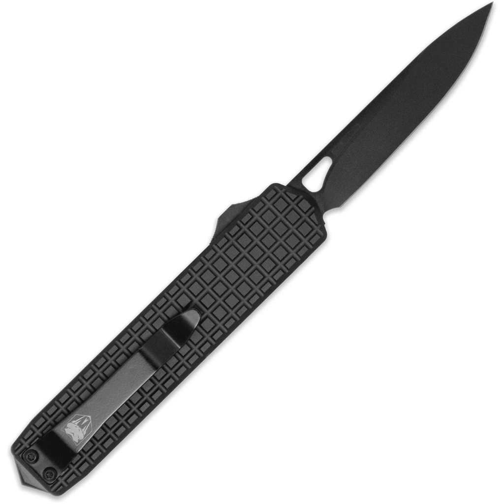 1410236_2.jpg CobraTec Medium Black Mamba OTF Knife OTF Blade Black - Image 1