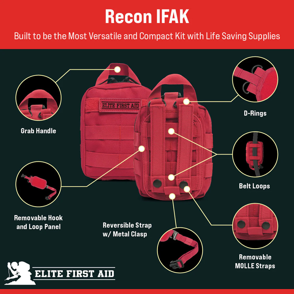 1410920_2.jpg Elite First Aid Advanced Recon IFAK Red - Image 1