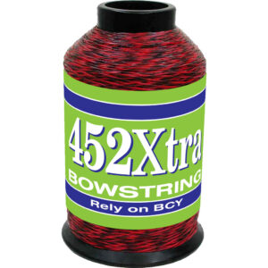 BCY 452Xtra Bowstring Material Red/Black 1/4 lb.
