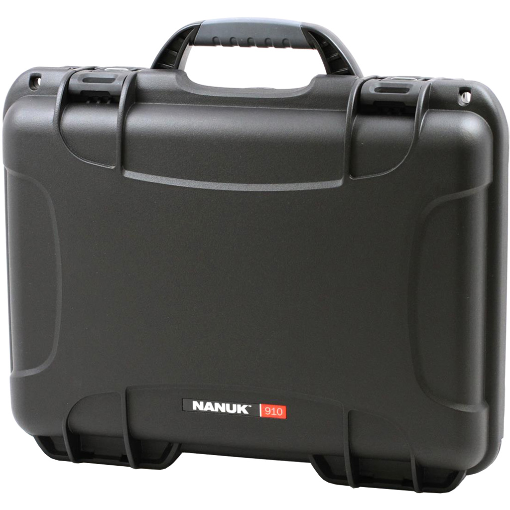 1502836_1.jpg Nanuk Pistol and Accessory Hard Case w/Foam Black 13.2 in. x 9.2 in. x 3.8 in. - Image 1