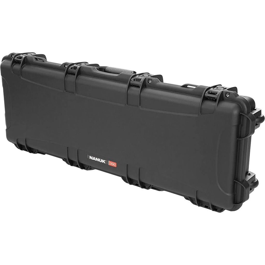 1502842_1.jpg Nanuk Long Gun Hard Case w/Foam Black 44 in. Retractable Wheels and Handle - Image 1