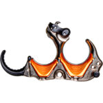 Tru Ball Aileron HBC Flex Release Orange/Quick Silver Brass 3 Finger Medium - Image 2