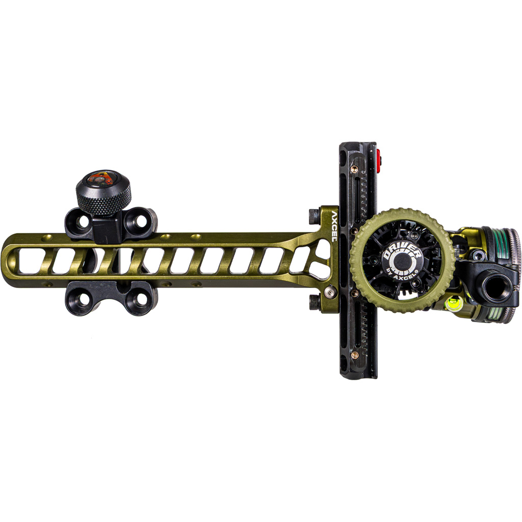 1502896_2.jpg Axcel Driver Plus Slider Sight w/AVX-31 Scope Tactical BH .019 Green Fiber Single Pin RH - Image 1