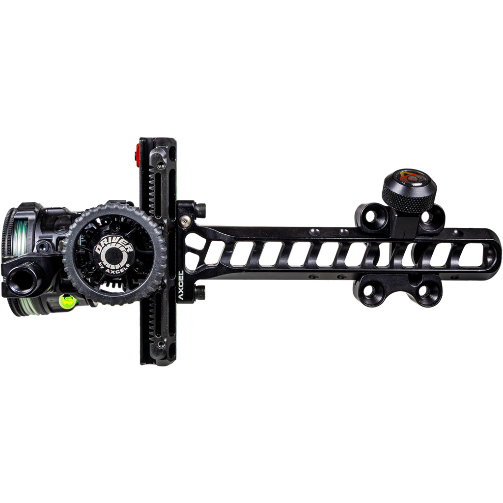 1502920_2.jpg Axcel Driver Plus Slider Sight w/AVX-41 Scope Stealth BH .019 Green Fiber Single Pin LH - Image 1