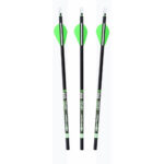 30-06 UFO Lighted Carbon Arrow  Green 30 in. 500 3 pk. - Image 2
