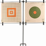 ALLEN PAPER TARGET STAND - INCLUDES 8 CLIPS/STEEL FRAME