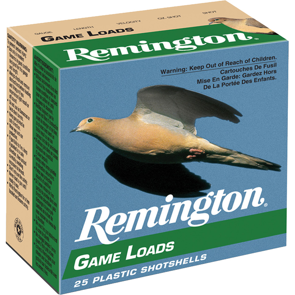 1701010_1.jpg Remington Game Loads 20 ga. 2.75 in. 8 Shot 25 rd. - Image 1