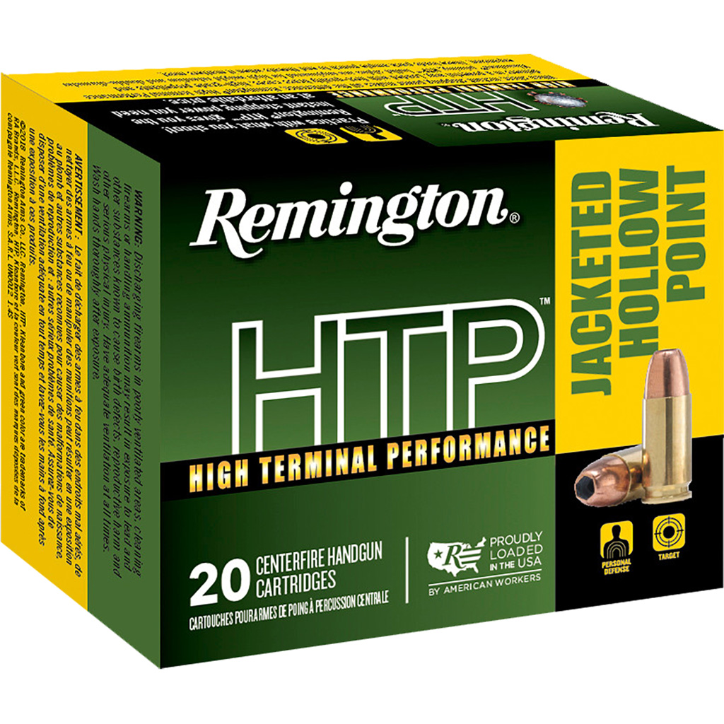 1701056_1.jpg Remington HTP Handgun Ammo 38 Spl. 125 gr. SJHP 20 rd. - Image 1