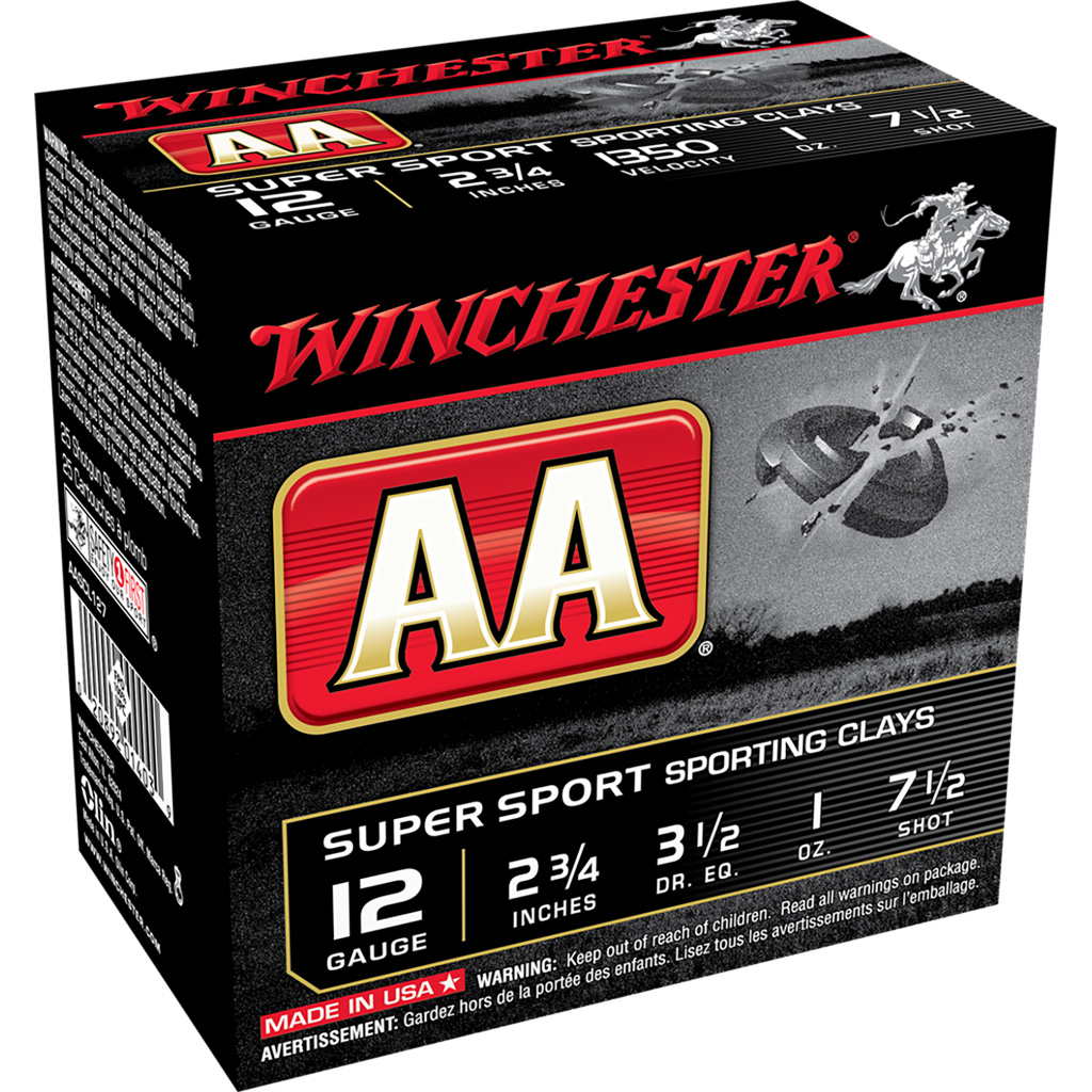 1701256_1.jpg Winchester AA Sporting Clays Load 12 ga. 2.75 in. 1 oz. 7.5 Shot 25 rd. - Image 1