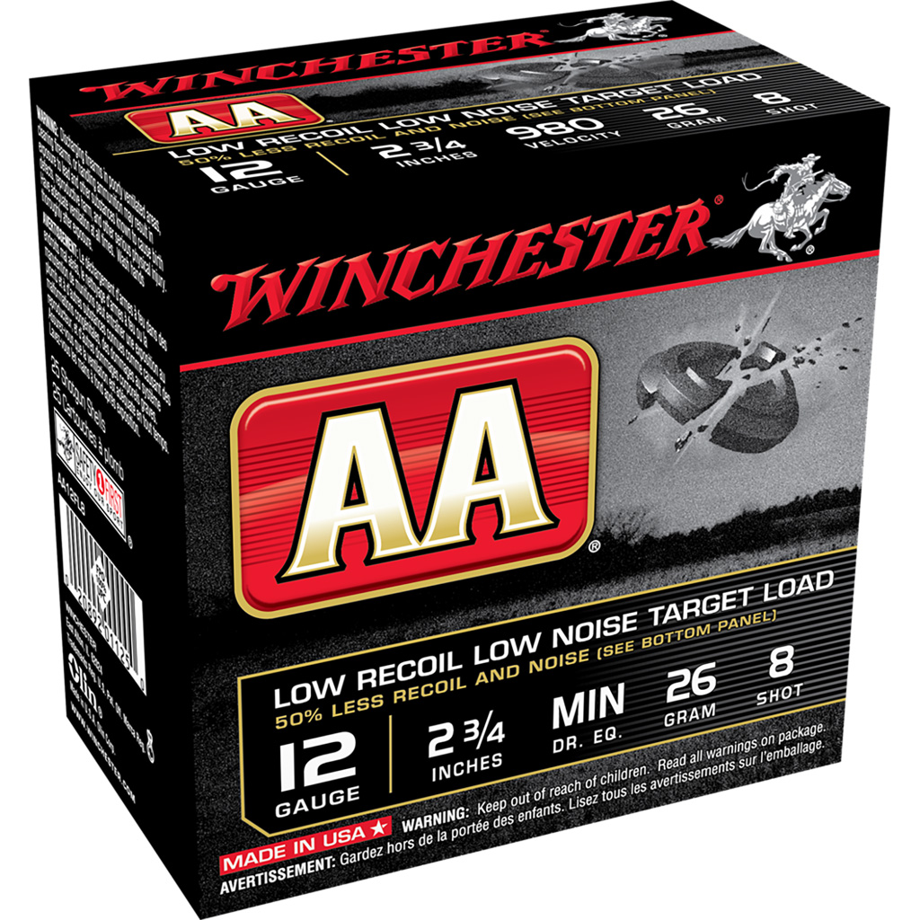 1701272_1.jpg Winchester AA Low Recoil Load 12 ga. 2.75 in. 26 gm. 8 Shot 25 rd. - Image 1