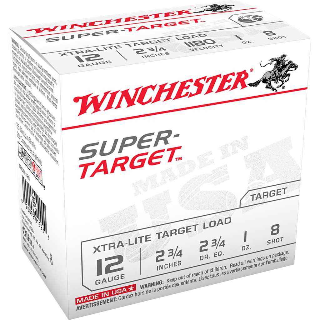 1701278_1.jpg Winchester USA Super Target Load 12 ga. 2.75 in. 1 oz. 8 Shot 25 rd. - Image 1