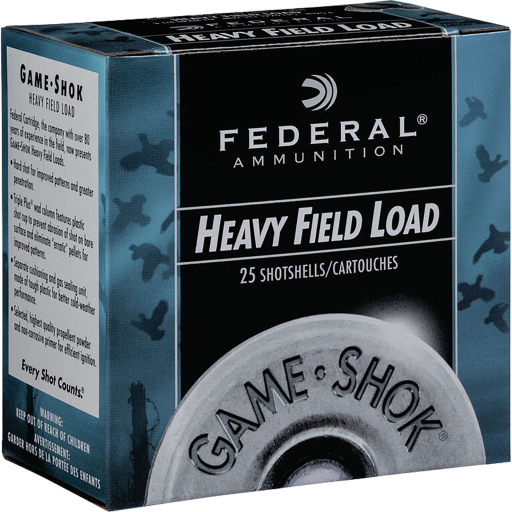 1702280_1.jpg Federal Game-Shok Heavy Field Load 12 ga. 2.75 in. 1 1/4 oz. 6 Shot 25 rd. - Image 1