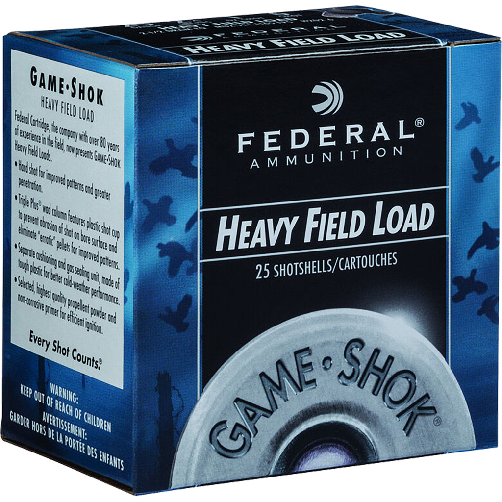 1702285_1.jpg Federal Game-Shok Heavy Field Load 20 ga. 2.75 in. 1 oz. 6 Shot 25 rd. - Image 1