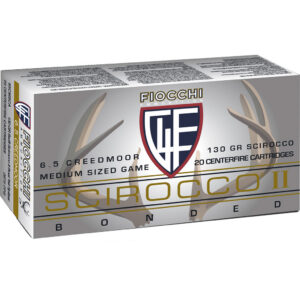 Fiocchi Hyperformance Hunt Rifle Ammo 6.5 Creedmoor 130 gr. Swift Scirocco II 20 rd.