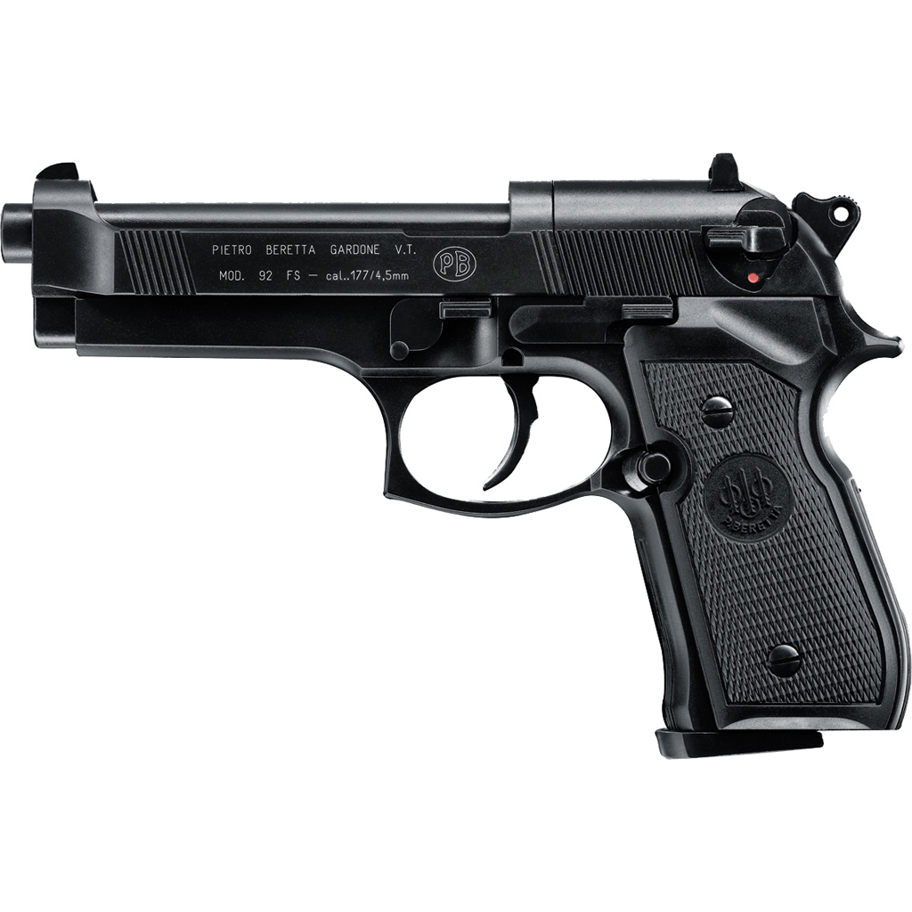 1703558_1.jpg Umarex Beretta M92 Airgun Pistol .177 Black - Image 1