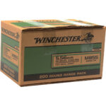 Winchester USA M855 Rifle Ammo 5.56 62 gr. FMJ 200 rd.