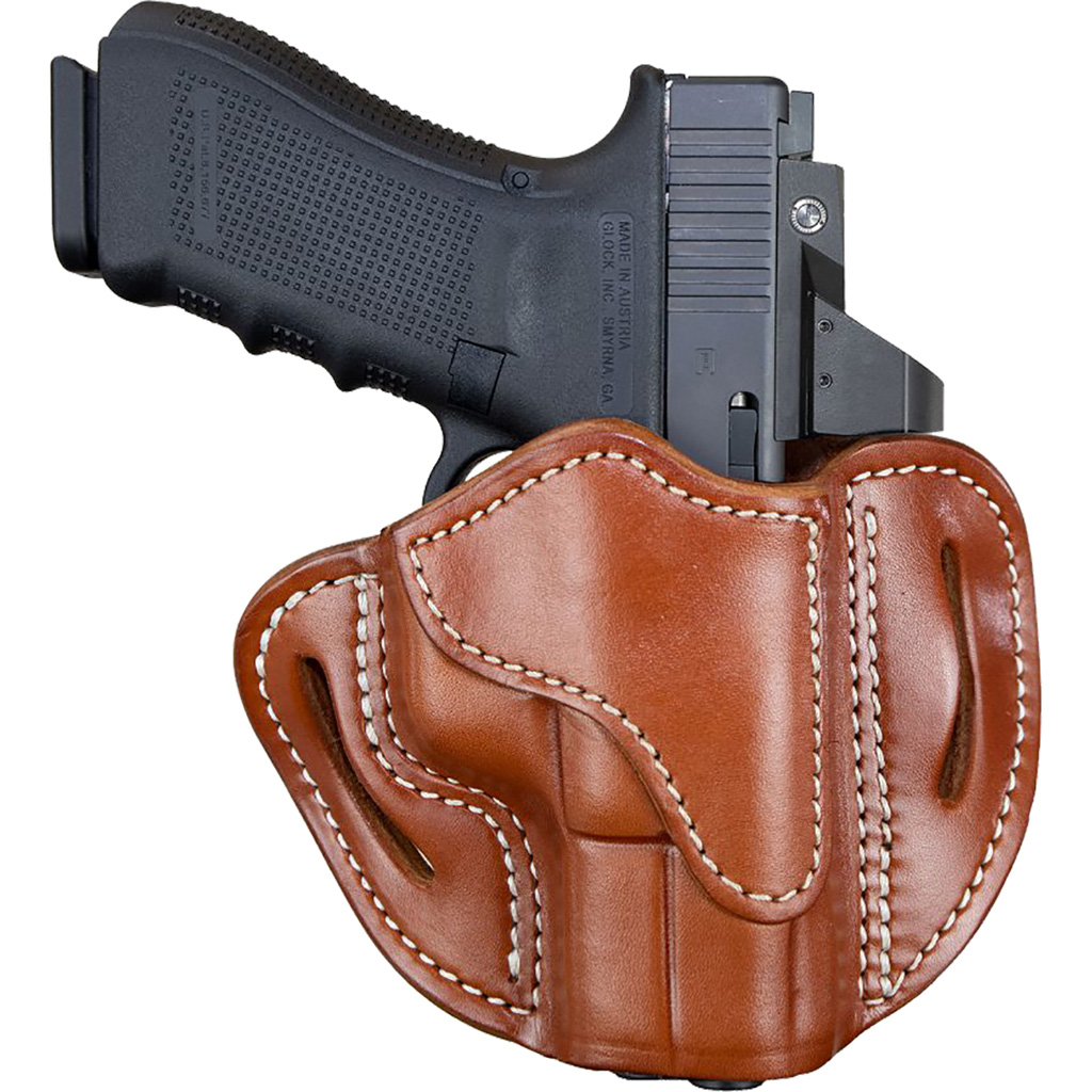 1704217_1.jpg 1791 Gunleather Optic Ready Belt Holster Size 2.1 Classic Brown Right Hand - Image 1