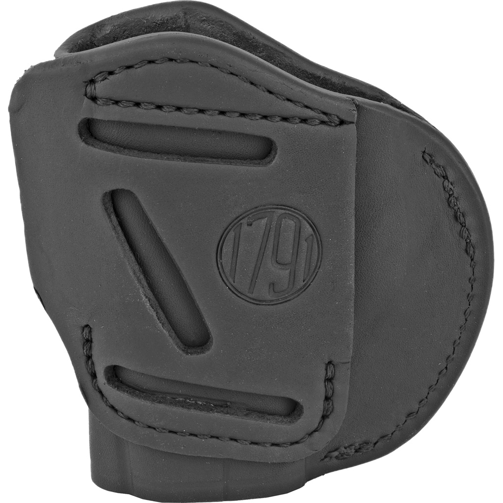 1704223_1.jpg 1791 Gunleather 4 Way IWB & OWB Holster Size 1 Stealth Black Left Hand - Image 1