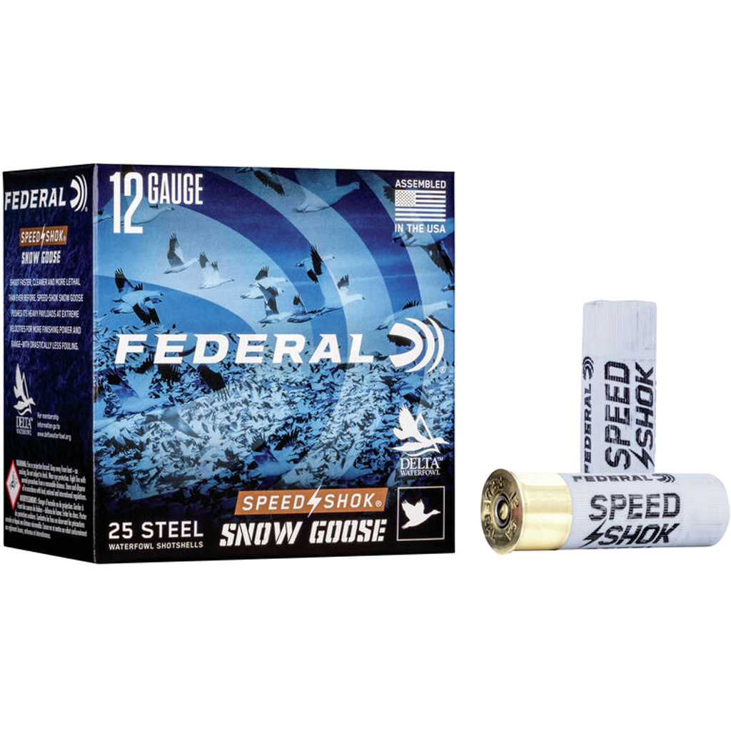 1704393_1.jpg Federal Speed-Shok Load 12 ga. 3 in. 1 1/4 oz. BB Shot 25 rd. - Image 1