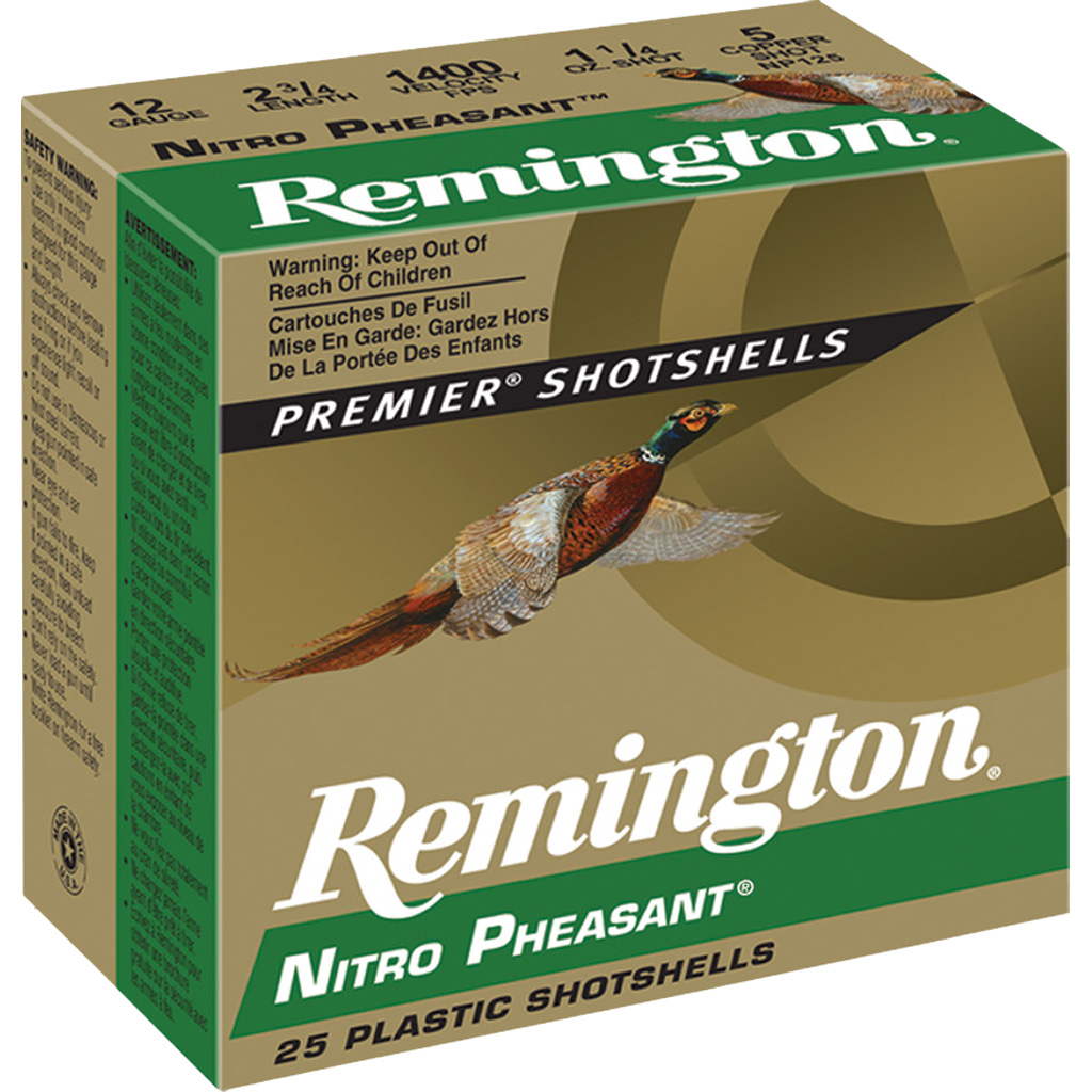 1704501_1.jpg Remington Nitro Pheasant Loads 12 ga. 2.75 in. 1 1/4 oz. 6 Shot 25 rd. - Image 1