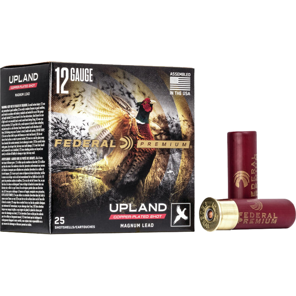 1705585_1.jpg Federal Premium Upland Wing-Shok Ammo 12 ga. 3 in. 1 5/8 oz. 5 Shot 25 rd. - Image 1
