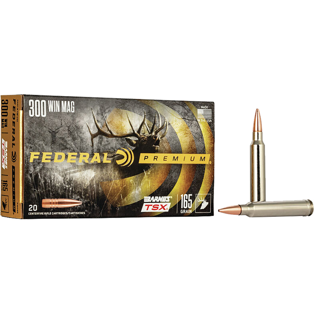 1705681_1.jpg Federal Premium Rifle Ammo 300 Win. Mag. 165 gr. Barnes TSX 20 rd. - Image 1