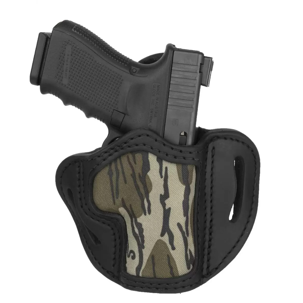 1706536_1.jpg 1791 Gunleather Belt Mossy Oak Holster BH1 Stealth Black Right Hand - Image 1