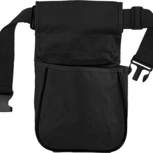 BOB ALLEN ORIGINAL DIVDED - SHELL POUCH WITH BELT BLACK