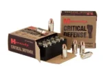 HORNADY CRITICAL DEFENSE 9MM 115GR 25RD BX 250RD CASE - Image 4