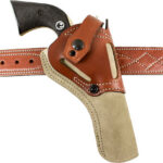 DESANTIS WILD HOG HOLSTER LTHR - AMBI RUGER SINGLE SIX 5.5" NAT