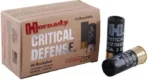 HORNADY CRITICAL DEFENSE 12GA 00BK 23/4 8PEL 10RD BX 100RD CASE - Image 4