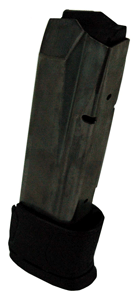 S&W MAGAZINE M&P45 14RD - W/FINGER EXTENSION BLACK
