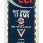 CCI TNT GREEN 17HMR 16GR VRMNT