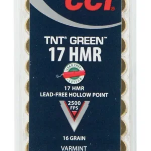 CCI TNT GREEN 17HMR 16GR VRMNT