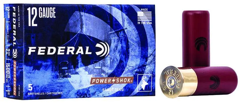 19999-14250823.webp FEDERAL 12GA 2-3/4" MAX 1OZ SABOT 5 RD/BX 50 BX/CS - Image 1