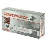 WINCHESTER 38 SPECIAL SUPER-X TARGET SUPER MATCH LWC 148 GR 50 RD/BX 10 BX/CS - Image 2