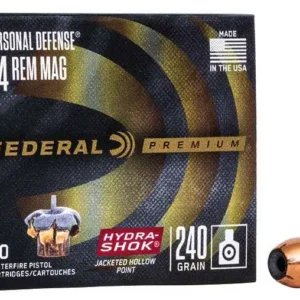 FEDERAL 44MAG 240G HYDRA SHOK JHP 20RD
