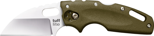 20LTG_1.jpg COLD STEEL TUFF LITE 2.5" OD - GREEN PLAIN EDGE CLIP FOLDER - Image 1