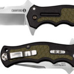 COLD STEEL CRAWFORD MODEL 1 - 3" PLAIN EDGE CLIP FOLDER