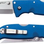 COLD STEEL FINN WOLF 3.5" BLUE - CLIP FOLDER W/TRI-AD LOCK