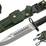 SZCO RITE EDGE 7.75" M-9 - COMMANDO KNIFE W/SHEATH