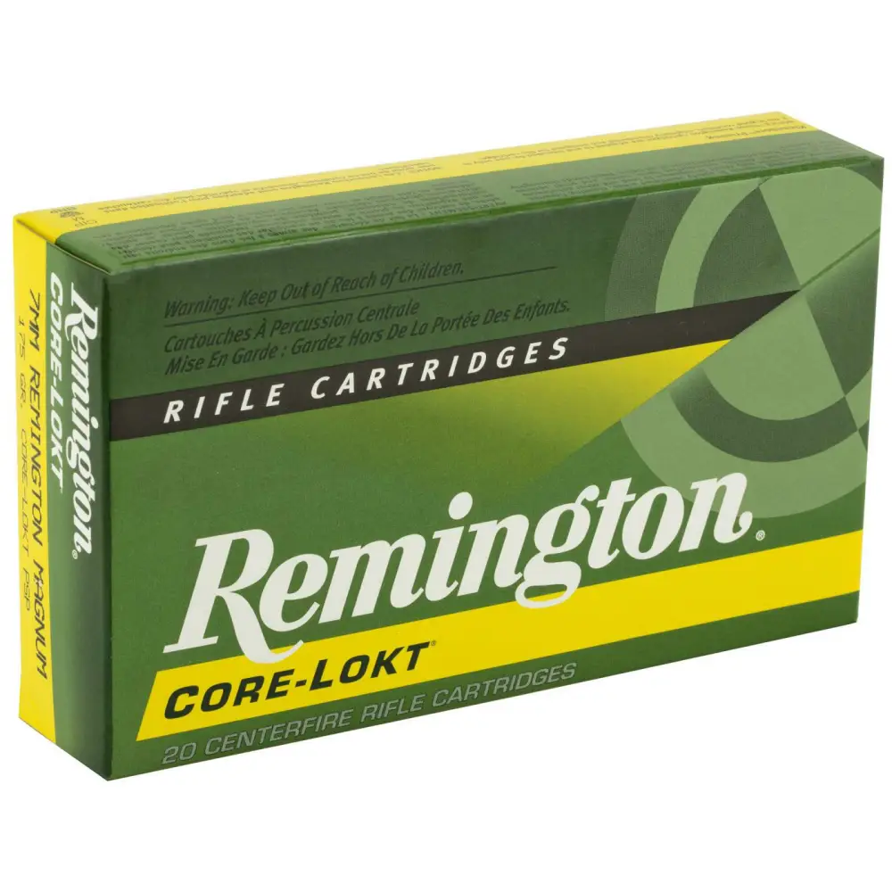 21103-14158499.webp REMINGTON R7MM3 7MM REM MAG 175GR CORE-LOKT PSP 20 RD/BX 10 BX/CS - Image 1
