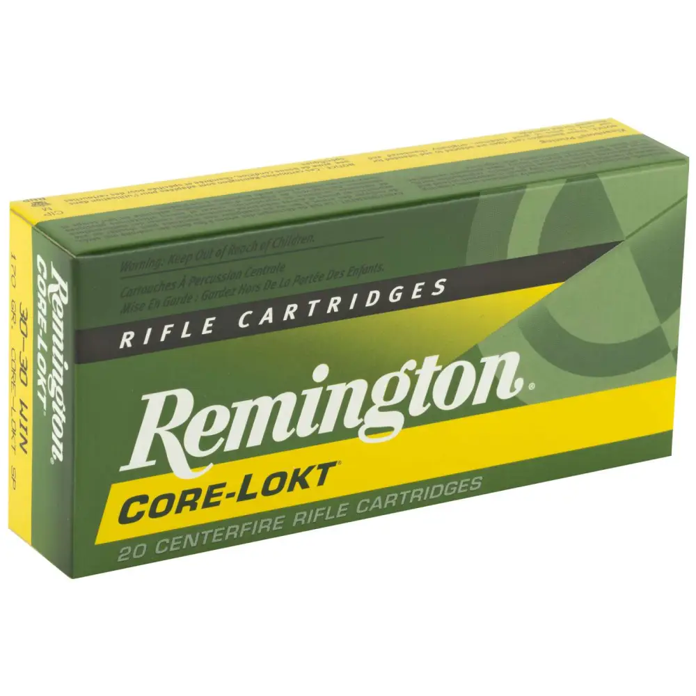 21106-14158507.webp REMINGTON R30302 30-30 WIN 170GR CORE-LOKT SP 20 RD/BX 10 BX/CS - Image 1