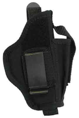 21110G-1.jpg GUNMATE HIP HOLSTER AMBI #10 - LARGE AUTOS TO 4" BLACK - Image 1