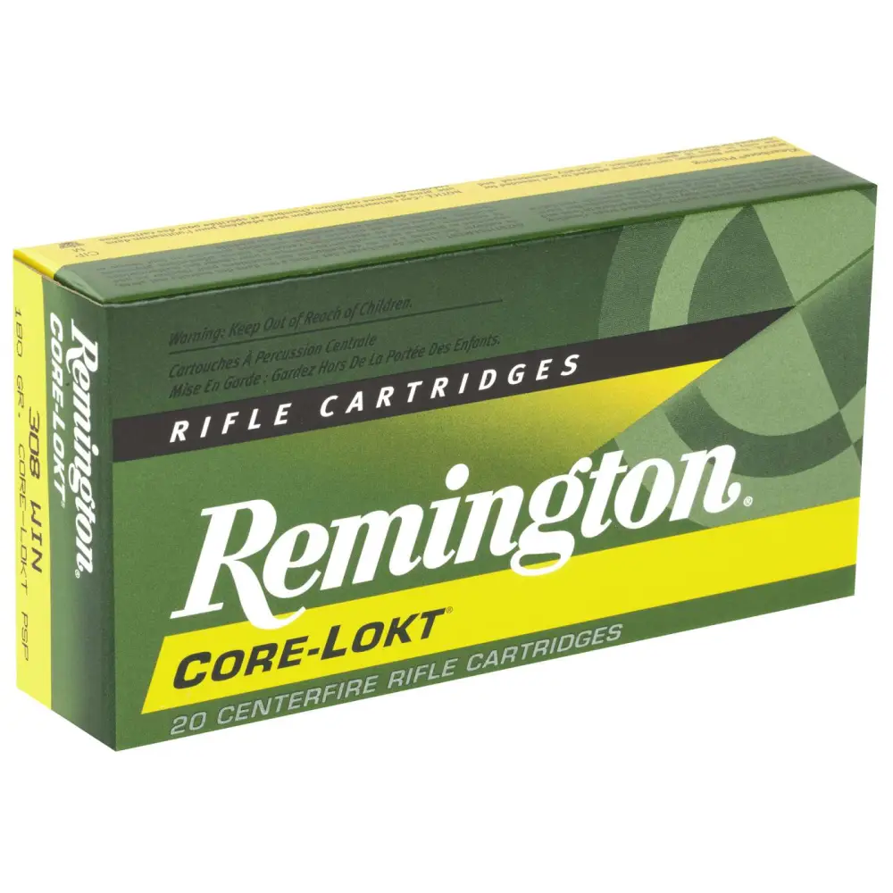 21120-14158306.webp REMINGTON R308W3 308 WIN 180GR CORE-LOKT PSP 20 RD/BX 10 BX/CS - Image 1