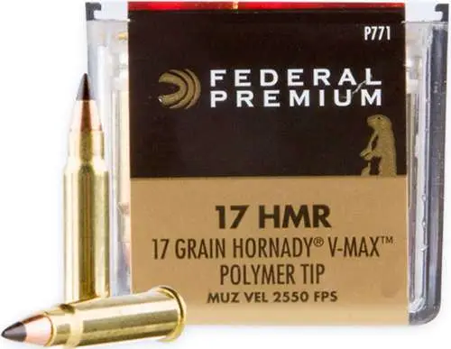 21605-14251088.webp FEDERAL 17 HMR 17GR HORNADY V-MAX "V-SHOK" 50 RD/BX 60 BX/CS - Image 1