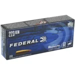 FEDERAL 223 REM 53GR HORNADY V-MAX 20 RD/BX 10 BX/CS