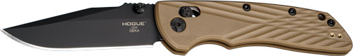 24377H.jpg HOGUE DEKA ABLE LOCK FLDR 3.25 - CLIP POINT BLACK FINSH PLY FDE - Image 1