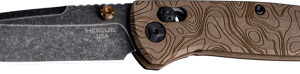 HOGUE MYSTO 3.4" ABLE LCK FLDR - CLIP POINT STONEWASH EARTH