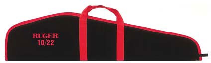 27540.jpg ALLEN GUN CASE 40" SCOPED - RUGER 10/22 NYLON BLACK/RED - Image 1